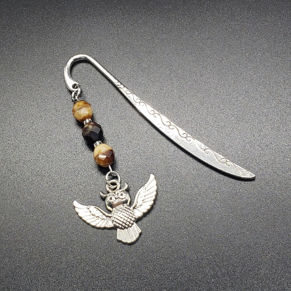 Hand Crafted Brown Owl Bookmark